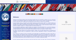 Desktop Screenshot of evangelchristianschoolinternational.org